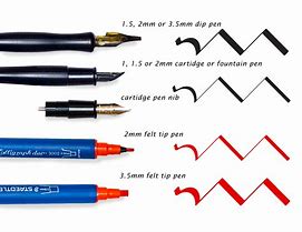 Image result for .5 vs .7 Pen