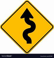 Image result for Winding Road Sign Clip Art