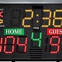 Image result for Basketball Clock Scoreboard