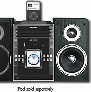 Image result for Sharp Stereo System with Record Player