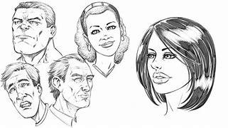 Image result for Character Head Drawing