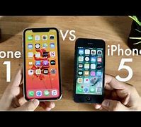 Image result for iPhone 11 in Hand versus iPhone 5