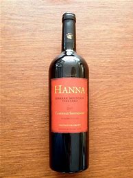 Image result for Hanna Cabernet Sauvignon Bismark Mountain