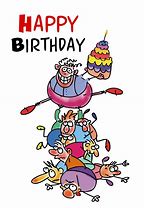 Image result for Cartoon Funny Adult Birthday Cards