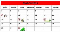Image result for Free March Calendar
