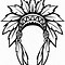 Image result for Native American Headdress Drawing