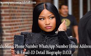 Image result for Nicki Minaj Number Cell Phone