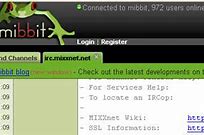 Image result for Mibbit IRC Chat