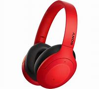 Image result for Sony Wireless Red Headphones