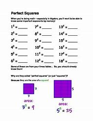 Image result for Cube and Square Numbers Worksheet Grade 6