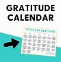 Image result for 30-Day Gratitude Challenge Calendar