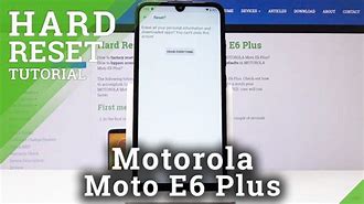 Image result for How to Hard Reset a Motorola E6