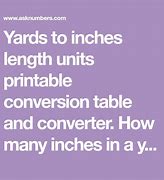 Image result for How Many Inches Are in a Yard