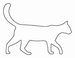 Image result for Cat Cutout Pattern