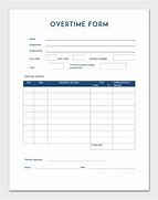 Image result for Overtime Sheet Form