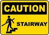 Image result for Stairway Safety Signs