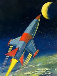 Image result for Retro Future Space Rocket