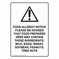 Image result for Apple Allergy Sign for Work