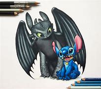 Image result for Bay Max Toothless and Stitch Drawings