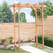 Image result for Outdoor Wood Trellis