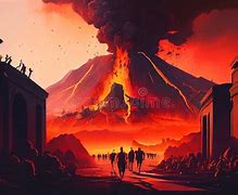 Image result for Destruction of Pompeii Mount Vesuvius