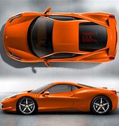 Image result for Orange Ferrari 458