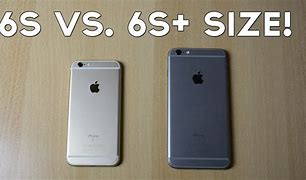 Image result for iPhone 6s vs 6s Plus Size