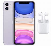 Image result for iPhone 11 Purple with the Air Pods Pro