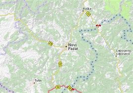 Image result for Novi Pazar Map