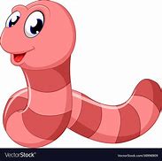 Image result for Pink Worm Cartoon