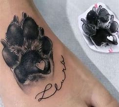 Image result for Pet Paw Print Tattoo