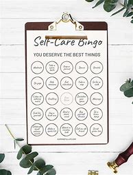 Image result for Simple Self-Care Bingo