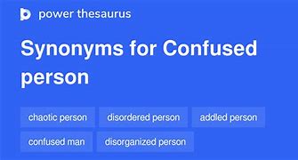 Image result for Confusing Synonym