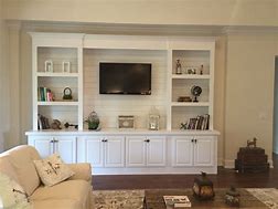 Image result for Bookcase Next to TV Stand