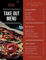 Image result for Take Out Menu
