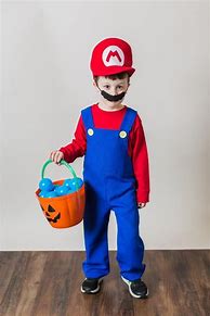 Image result for Super Mario Costume Boy