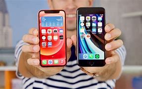 Image result for iPhone SE vs iPhone 12 Mini