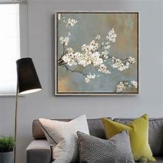wall home decor white cherry tree flowers painting canvas prints home wall home decor white cherry tree flowers painting canvas prints home