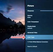 Image result for Sharp TV Color Settings