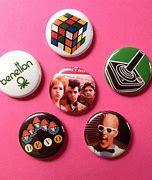 Image result for 80s Popular Button Pins