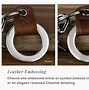 Image result for Engraved Leather Keychain
