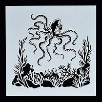 Image result for Squid Stencil