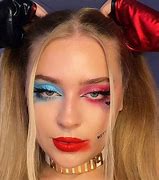 Image result for Harley Quinn Inspired Makeup