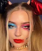 Image result for Harley Quinn Inspired Makeup