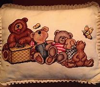 Image result for Teddy Bear Memory Foam Pillow