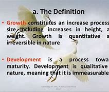 Image result for Define Growth and Development