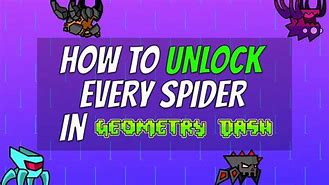 Image result for Spider Geometry Dash Unsightreadable