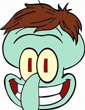 Image result for Squidward Happy