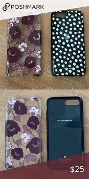 Image result for iPhone 8 Plus Kate Spade Case with Flower Hand Strap