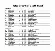 9 Football Depth Chart Templates Doc Pdf Excel Free